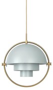 Multi-Lite Lampada a Sospensione Ø36 Ottone/Sea Grey - GUBI