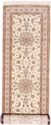 Isfahan Tappeto persiano 90x400 Beige (Iran) Annodato A Mano