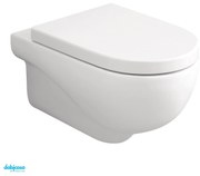 Azzurra Ceramica "Nuvola" Wc Sospeso Bianco Lucido Senza Brida