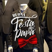 Cravattino festa del papà | Vetrofania