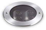 Tecnico Moderno Taurus Alluminio Cromo Led 10W 3000K Luce Calda