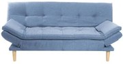 Divano DKD Home Decor Azzurro Blu cielo Naturale Legno Scandi 180 x 85 x 83 cm