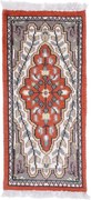 Agra Tappeto orientale 30x60 (Indian) Annodato A Mano