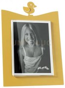 Portafoto paperella grande ocra in ferro e polimetilmetacrilato 19,...