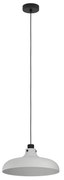 Lampadario A Sospensione Vintage Matlock Acciaio Nero Grigio 1 Luce E27