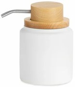 Dispenser di Sapone Andrea House ba22084 Poliresina Cenere Bianco 300 ml