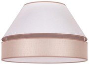 Duolla - Plafoniera AVIGNON 1xE27/15W/230V diametro 50 cm bianco/beige