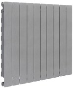 Radiatore acqua calda PRODIGE MODERN in alluminio, 10 elementi, interasse 800 mm, graphite