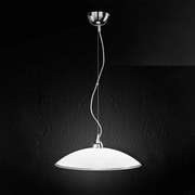 Lampadario Moderno Skirt Cromo Bianco 1 Luce E27 Piccolo