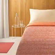 Trapuntino singolo decoro arancione