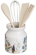 Set di utensili da cucina in legno 4 pezzi con supporto Berries - Casa Selección