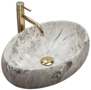 Lavabo da appoggio Rea Linda Stone