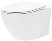 Vaso WC sospeso Rea Carlo Mini Tornado Rimless Flat N