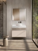 Armadietto bagno a terra Element VISOBATH 1 cassetto P 46 x L 80 x H 35 cm cotone laccato truciolare