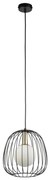 Lampadario a sospensione con filo BELL 1xG9/12W/230V diametro 24 cm nero/oro