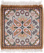 Agra Tappeto 30 x 30 (Indian) Annodato A Mano