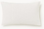 Copricusicno in cotone con cuciture decorative fatto a mano Terre