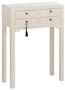 Console Bianco Legno di abete Legno MDF 63 x 26 x 85 cm