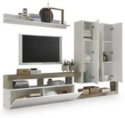 Mobile TV DKD Home Decor Bianco Metallo Alluminio Legno MDF 277 x 75 x 173 cm 277 x 35 x 173 cm