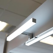 Lampada Led 40 Cm Savini Due "Zeus" Cromo Lucido