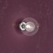 Willow applique 1 luce vetro trasparente 1098-a-tr