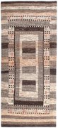 Gabbeh Tappeto 80 x 200 Grigio (Iran) Annodato A Mano