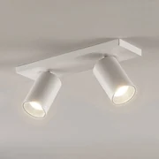 Arcchio Faretto Brinja, bianco, angolare, Ø 6 cm, a 2 luci, GU10