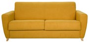 Divano letto scandinavo giallo senape GRAHAM