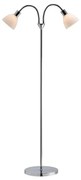 Nordlux - Lampada da terra RAY 2xE14/25W/230V cromo lucido