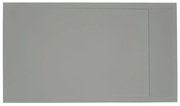Piatto doccia SENSEA in resina Neo grigio L 90 x L 140 x H 3 cm opaco effetto pietra