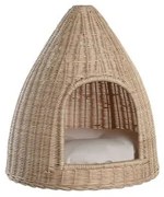 Letto per animali domestici DKD Home Decor 45 x 45 x 57 cm Naturale Rattan