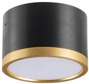 Plafoniera LED MIRELLA 1xGX53/6W/230V nero/oro