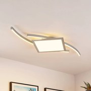 Lucande Tiaro plafoniera LED, angolare, 42,5 cm