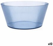 Insalatiera Quid Sunset Azzurro Plastica 25 cm (12 Unità)