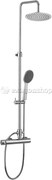 Colonna Doccia Regolabile Soffione 23 cm e Miscelatore Con Deviatore Cromo Paffoni Mini Master Zcol686sk2