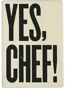 Tagliere in vetro scritta Yes chef 20x30 cm