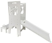 2Kids Toys - Torre didattica Gatto con scivolo e lavagna