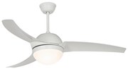 Ventilatore da soffitto bianco con telecomando - Bora