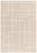 Tappeto in lana beige tessuto a mano 200x300 cm Ada - Asiatic Carpets