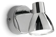 Lampada da parete faretto LED 3W 3000K diffusori orientabili PUNTO a 1 luce