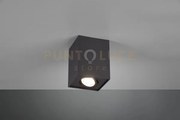 Biscuit cubo spot orientabile nero l. 9,6 x 9,6cm h. 12,5cm 1 luce ...