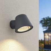 Lindby Ileyna applique da esterni, grigio scuro