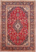 Kashan Tappeto persiano 210x300 Rosso (Iran) Annodato A Mano