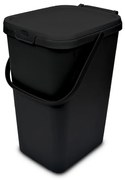 Cestino per la spazzatura in plastica nero 18 l – Addis