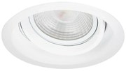 Portafaretto orientabile AR111 da incasso 170mm Bianco Rotondo Novaline