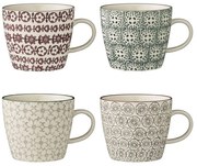 Set di 4 tazze in gres Mugs Karine - Bloomingville