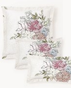 Federa in raso di cotone con stampa floreale Margot