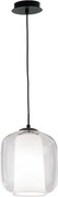 Lampada sospensione D22 cm - vetro soffiato Trasparente BONNIE MOD2