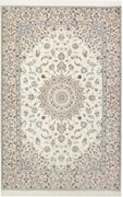 Nain Tappeto persiano 210 x 140 Beige (Iran) Annodato A Mano