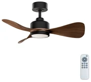 Ventilatore da soffitto GALA marrone, D. 84 cm ARTE CONFORT